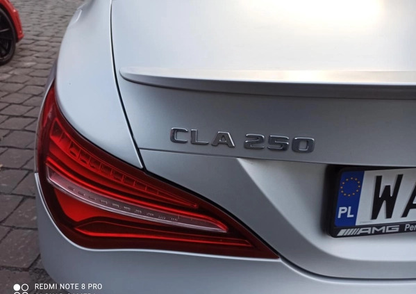 Mercedes-Benz CLA cena 90000 przebieg: 66300, rok produkcji 2016 z Warszawa małe 92